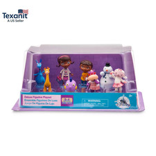NIB Disney Doc McStuffins Deluxe 8 piece Figurine Play Toy Set Lambie, Chilly
