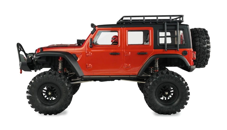 Amewi AMXRock Crosstrail 4WD 1:10 Crawler ARTR rot-metallic Offroad Fahrzeug - Bild 2 von 4