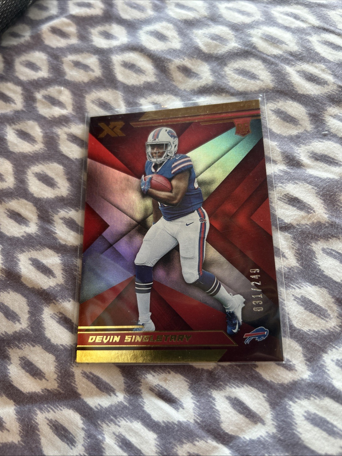 Devin Singletary Panini XR #137 Red