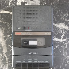 Optimus VOX CTR-107 VOX Voice Activated Cassette Recorder Tested Working