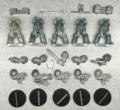 Games Workshop - WH40k Deathwing Terminator Squad (2nd ed.) - Citadel Metal OOP