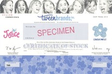 Tween Brands, Inc. - 2006 dated Specimen Stock Certificate - Specimen Stocks &