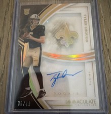 2025 Panini Immaculate Tyler Shough Rookie Auto New Orleans Saints /49