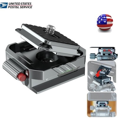 Quick Release Plate Clamp Tripod Head Camera Mount Adapter For Arca Universal US