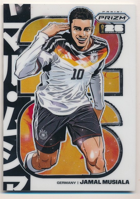 Jamal Musiala 2026 Panini Prizm Fifa World Cup #5 Manga Insert Germany Mint SP