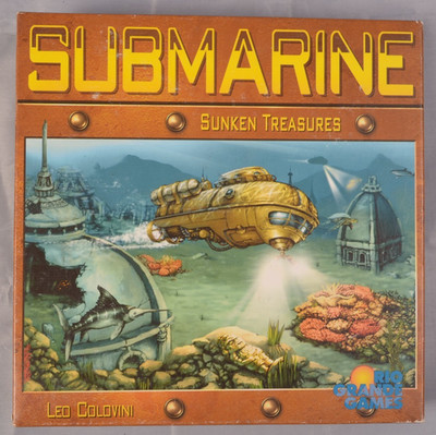 Submarine Sunken Treasures Board Game Rio Grande Games Leo Colovini 2004