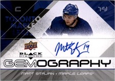 2008-09 Black Diamond Gemography #GMS Matt Stajan Auto - HKY