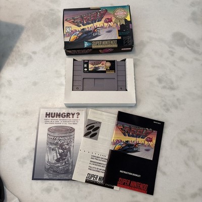 F-ZERO Super Nintendo 1991 SNES complete CIB Excellent box condition
