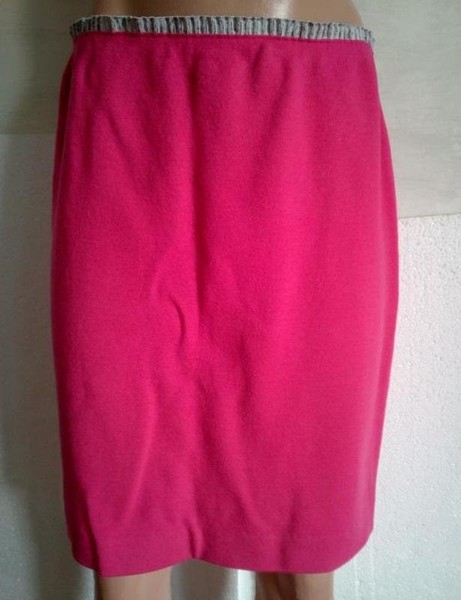 Women Marc Cain Skirt Pink Wool 38 / M / 46 #MQLN