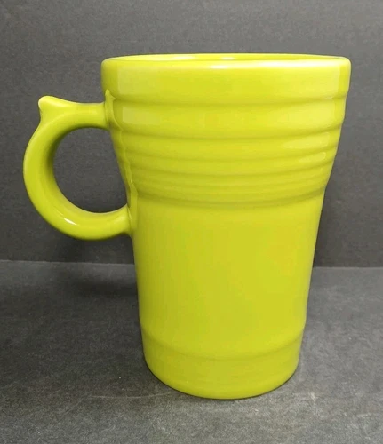 Fiesta Lemongrass Latte Coffee Tea Mug Cup Tall 18oz RETIRED Fiestaware Ceramic