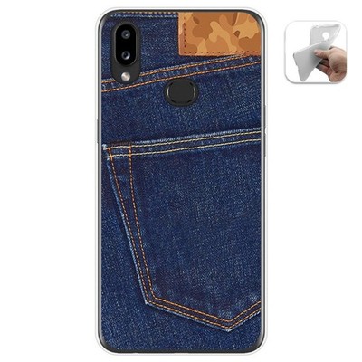 Gel TPU Hülle Für Samsung Galaxy A10S Cowboy Design Zeichnungen