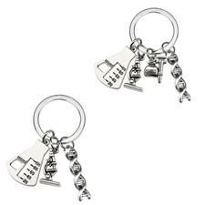 Intricate Chemistry Molecule Keychain Educational Key Rings Suitable for Teacher