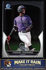 Yanquiel Fernandez 2023 Bowman Chrome Prospects #BCP-30 Rockies Prospect