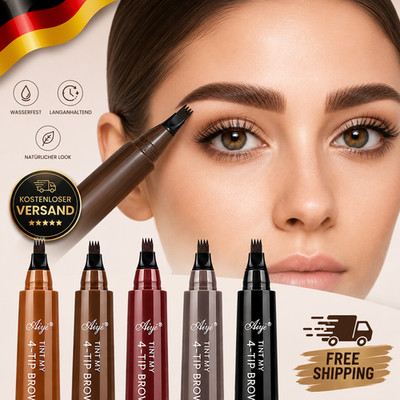 4-Tip Augenbrauenstift Wasserfest   Für natürliche, definierte Brauen   Beauty