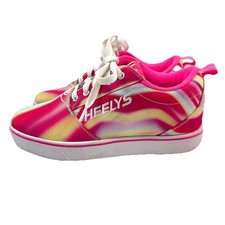 Heelys Motion Plus Skate Shoes Rainbow Tie-Dye With Wheels Women  s 7 Youth 6