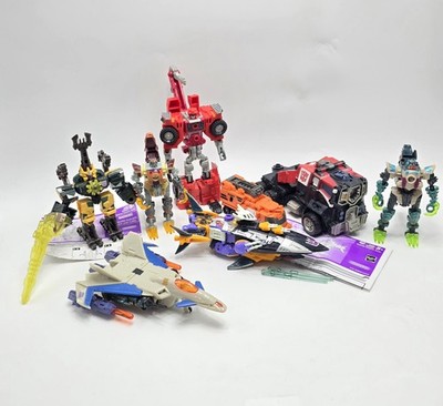 Transformers Energon Rid Generations Lot Optimus Sharkticon Thunderwing & More