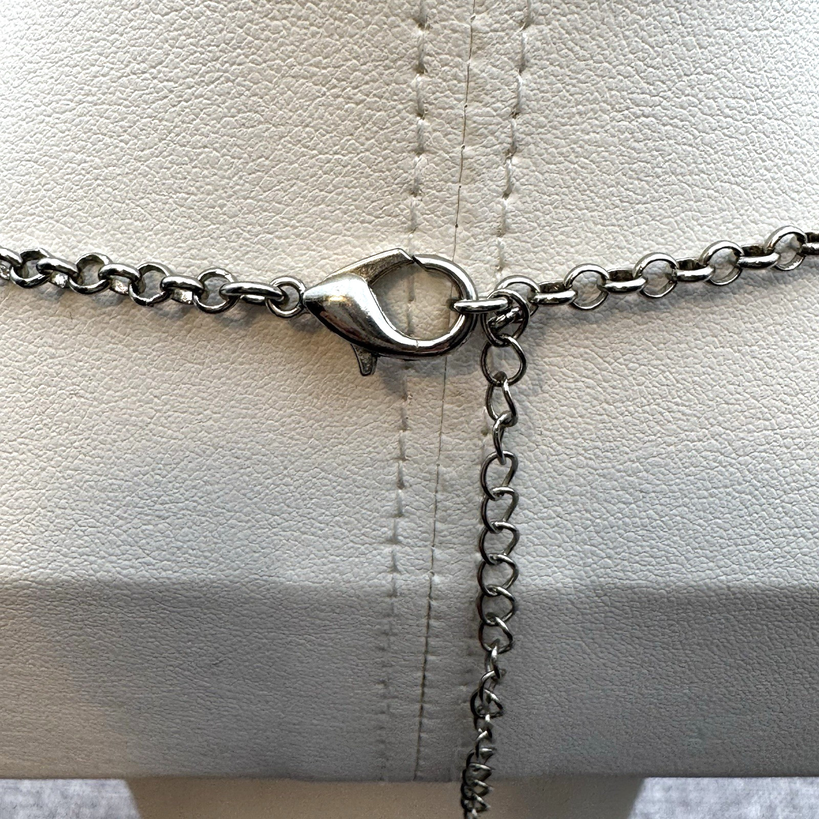 Layered Multi Strand Statement Necklace Teardrop … - image 12