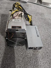 Bitman ANTMINER V9 With Power Supply USED WORKS FINE.