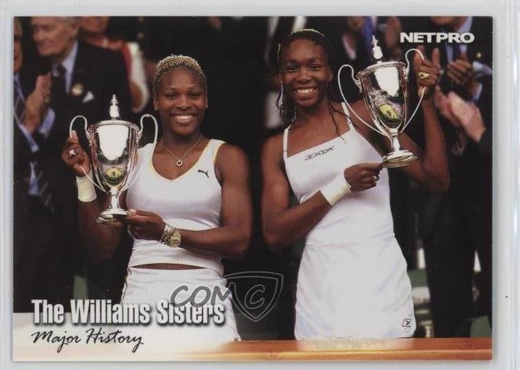2003 NetPro Venus Williams Serena Williams The Williams Sisters #51 Rookie RC