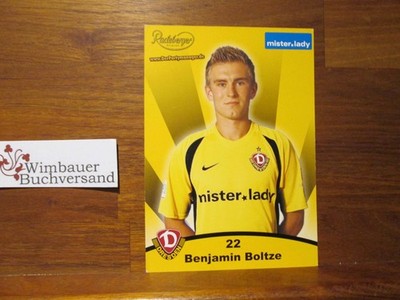 Autograph card Benjamin Boltze Boltze, Benjamin: