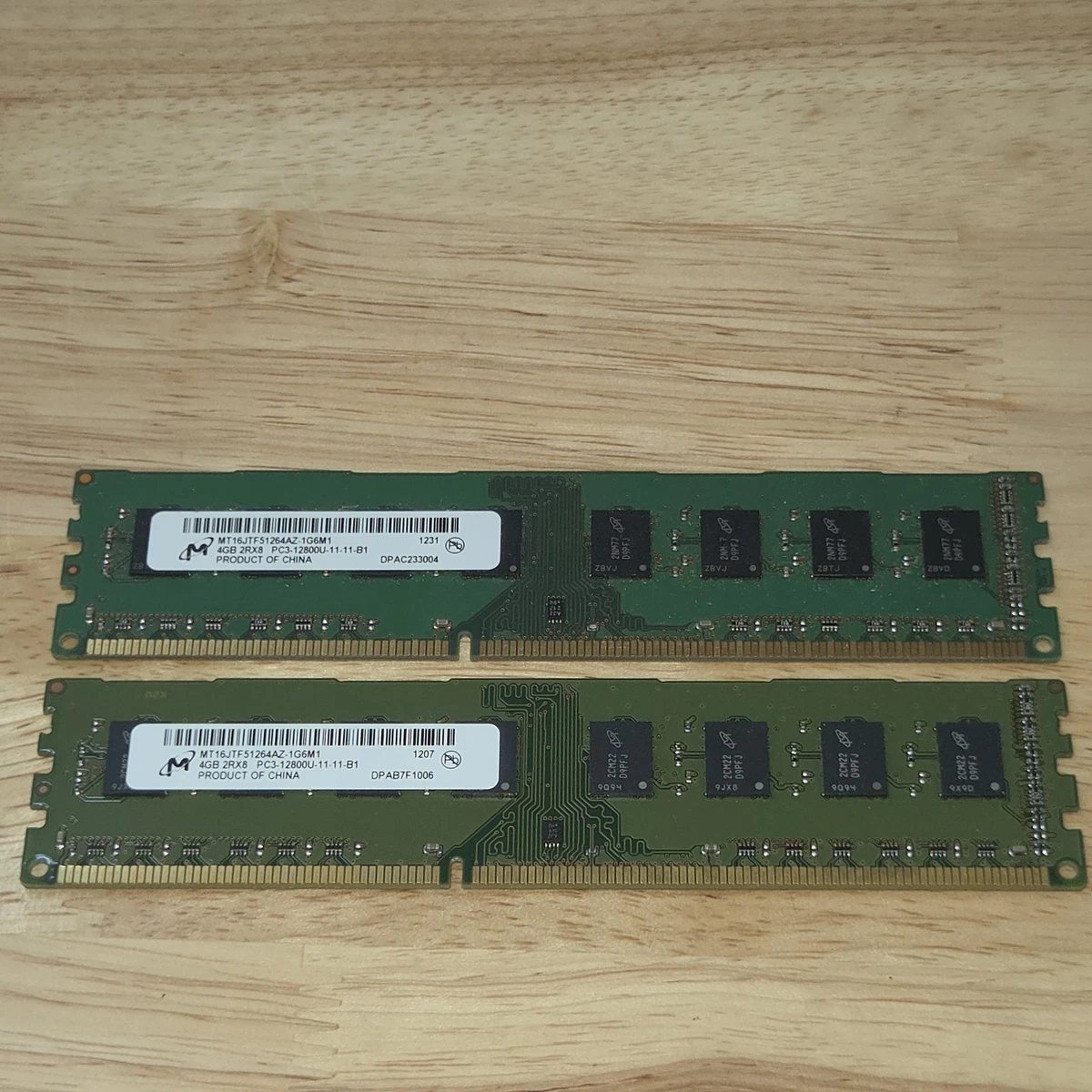 Pc3-12800U (Ddr3-1600) Bus Speed DDR3 SDRAM Computer Memory (RAM