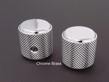True Custom Shop  Exact Reproduction Modern Barrel Knobs for Fender Tele Chrome