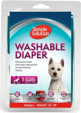 Washable Female Dog Diaper, Small, 1 Pack