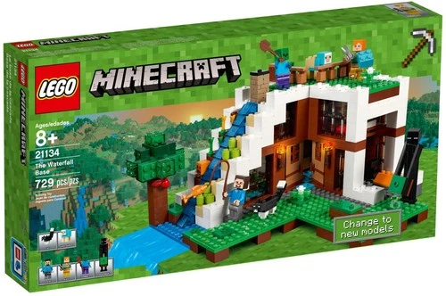 BRANDNEU UND VERSIEGELT LEGO 21134 MINECRAFT Die Wasserfall-Basis