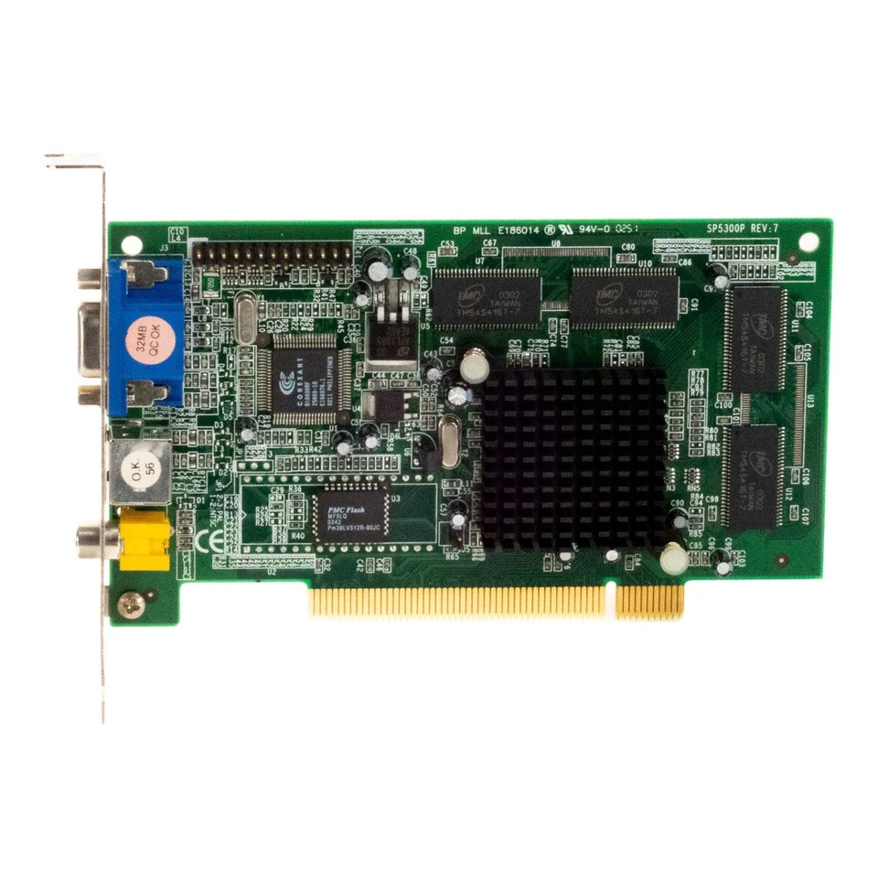 Graphic Card Sparkle Nvidia Riva TNT2 M64 32MB Sp5300p Rev:7 PCI - Image 2 of 3