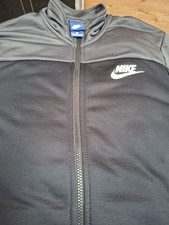 Very Good Condition Nike Grey And Black Tracksuit Jacket Size Medium.