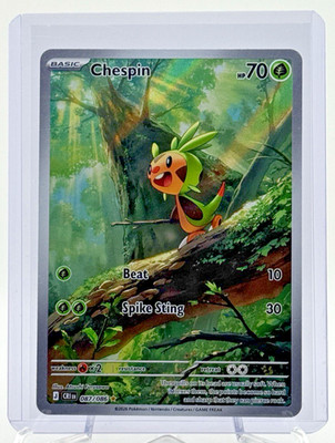 Chespin - 087/086 - ME04: Chaos Rising (CRI) Near Mint Card