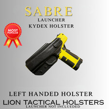 SABRE Home Defense Pepper Spray Launcher Kydex Holster L Handed O.T.W.B