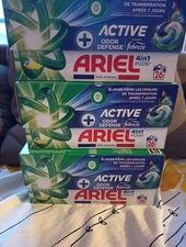 Lessive ARIEL (ACTIVE ODOR DEFENSE) lot de 3 boites de 26 capsules (78 Pods)