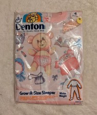 Vintage Deadstock New Dr. Denton's Pajamas Size 4 Girls
