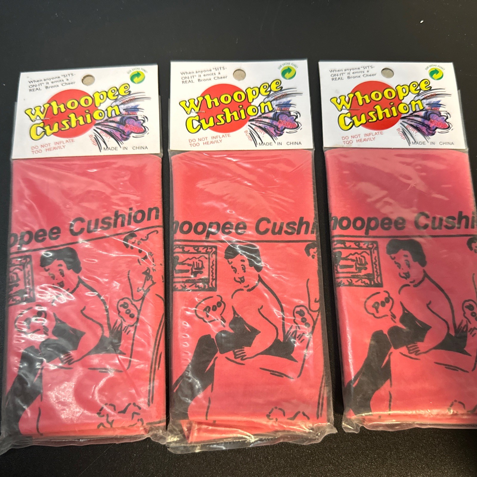 Whoopee Cushion  School Party Fart Bag Funny Prank Nostalgic Fart X 3