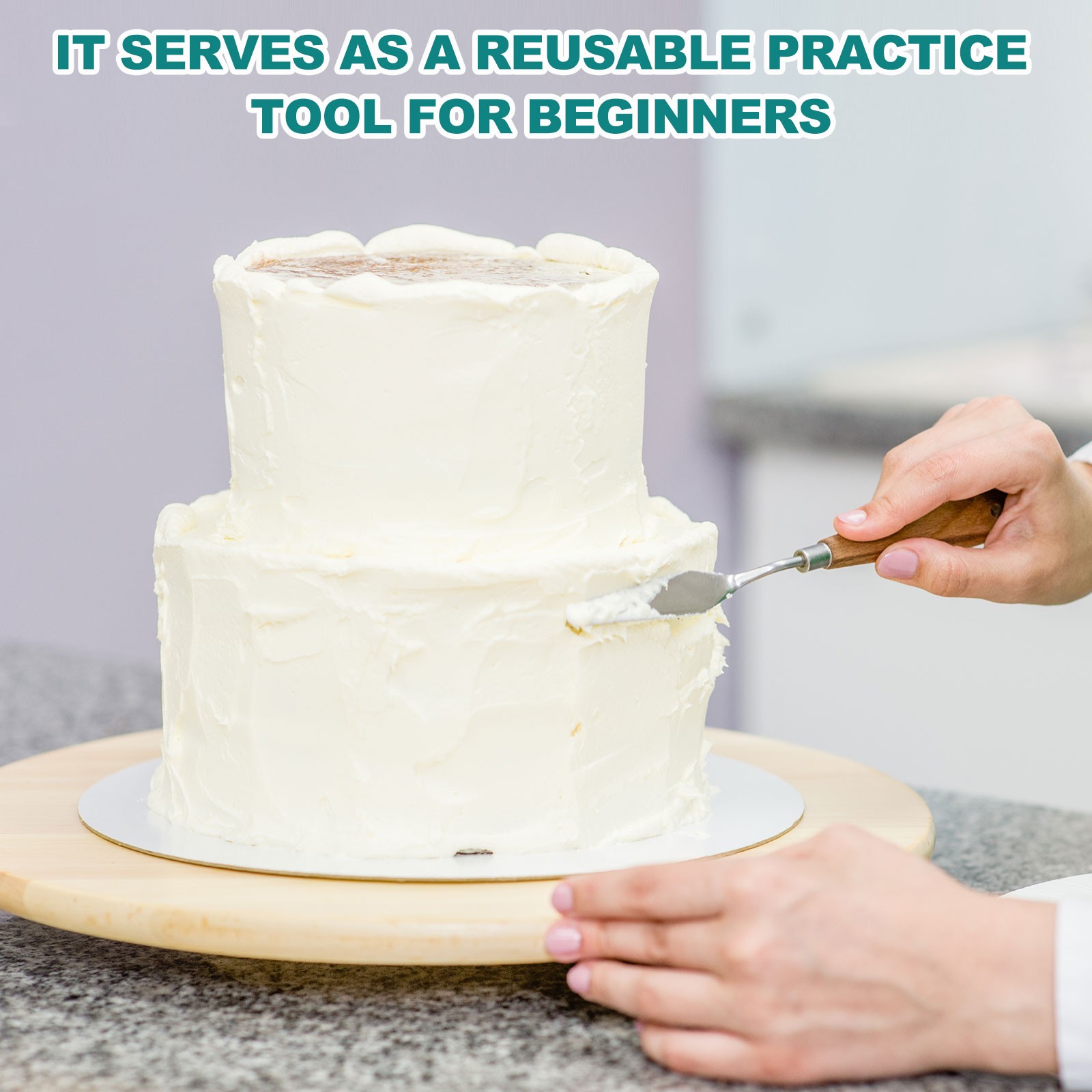 Round Foam Cake Dummy, 4"x 5" White Fake Cake Circles Dummies