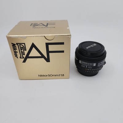 Nikon AF Nikkor 50mm f1.8 Autofocus Lens for Nikon F Mount + Box - Excellent