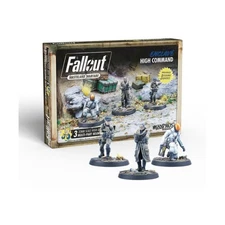 Modiphius Fallout - Wasteland Warfare 32mm Enclave High Command SW (New)
