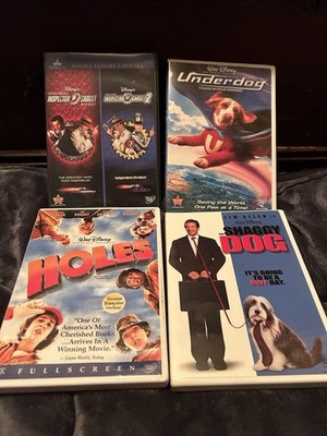 Disney DVD Lot   Inspector Gadget 1 & 2 Double Feature, Underdog, Holes