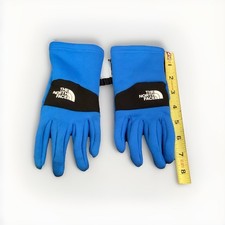 North Face Unisex Youth Sierra Etip Blue Black Durable Gloves OS Winter