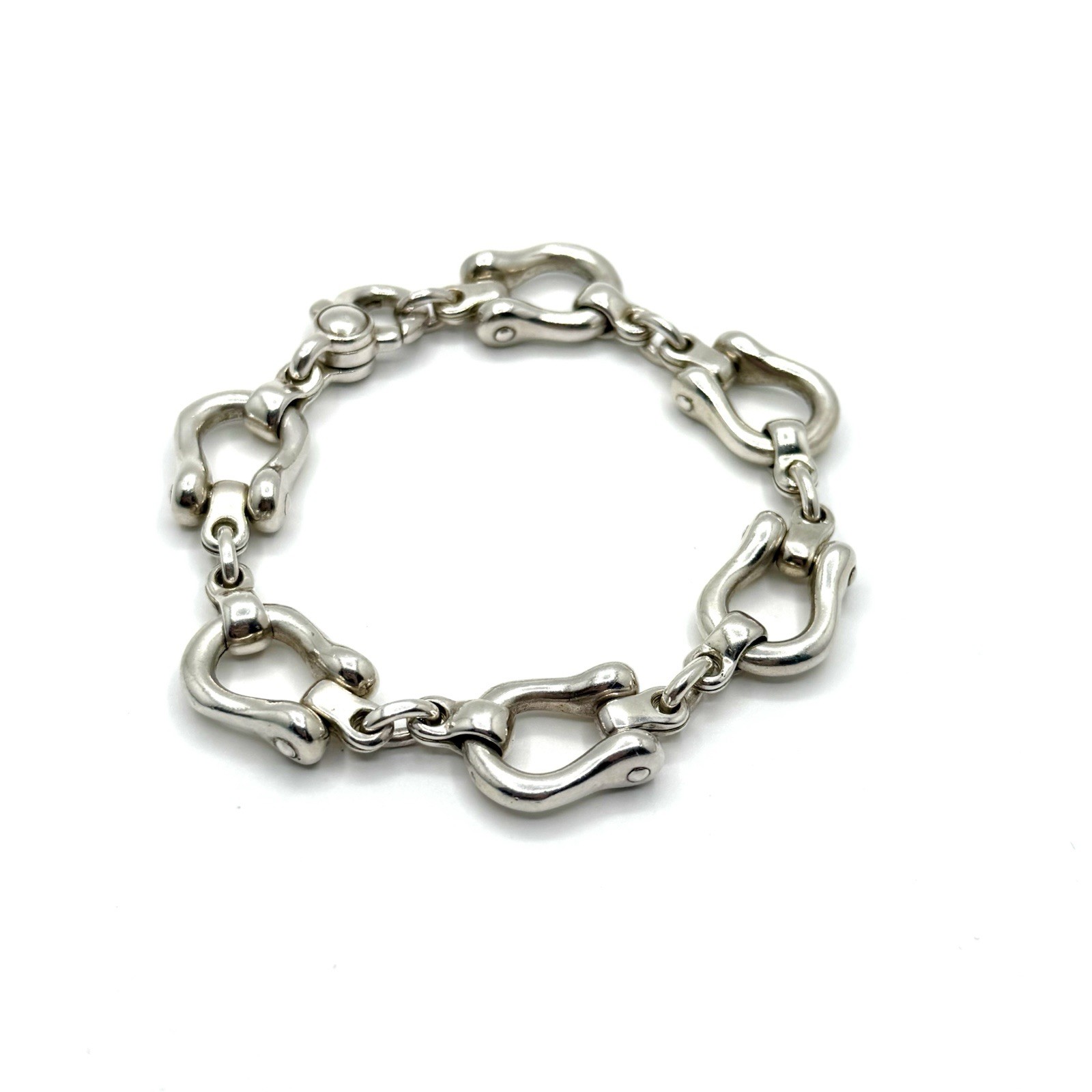 Extremely Rare Discontinued Genuine Tiffany & Co Equestrian Horse Shoe Bracelet image 3