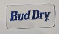 Bud Dry Vintage Style Piwo Haftowana naszywka do prasowania 8"