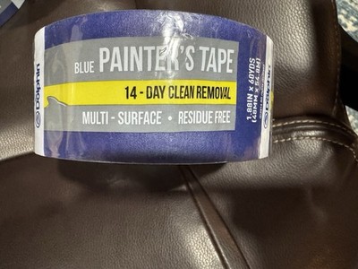 Blue Dolphin Painter's Tape 1.88in x 60yds 14-Day Removal Multi Surface 2 Rolls