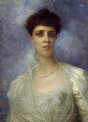 Ernest Hebert Comtesse de Guerne 1898 Belle Epoque Society Portrait Art Print