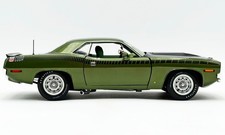 1970 Plymouth Aar Cuda Ivy Green Trans Am Racing Scca Car 118 Acme A1806140 1970 Plymouth Aar Cuda Ivy Green Trans Am Racing Scca Car 118 Acme A1806140
