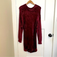 VINTAGE LYNN CHRISTOPHER KNITWEAR Dress, Luxurious Ruby Color, Beyond Soft!