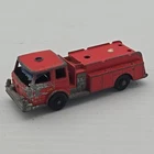 Vintage Matchbox Series Lesney Fire Pumper Truck Red  # 29 Made in England 197