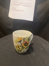 Sonnenblume, Teller, Kaffeetassen und Schaltertellerabdeckungen