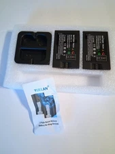 2 Pk Rechargeable Battery Pack For Ring Video Doorbell 2 Spotlight Camera V4