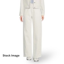 CHELSEA & VIOLET Olivia High Rise 5 Pocket Carpenter Jean Wm Sz 26 White NWT